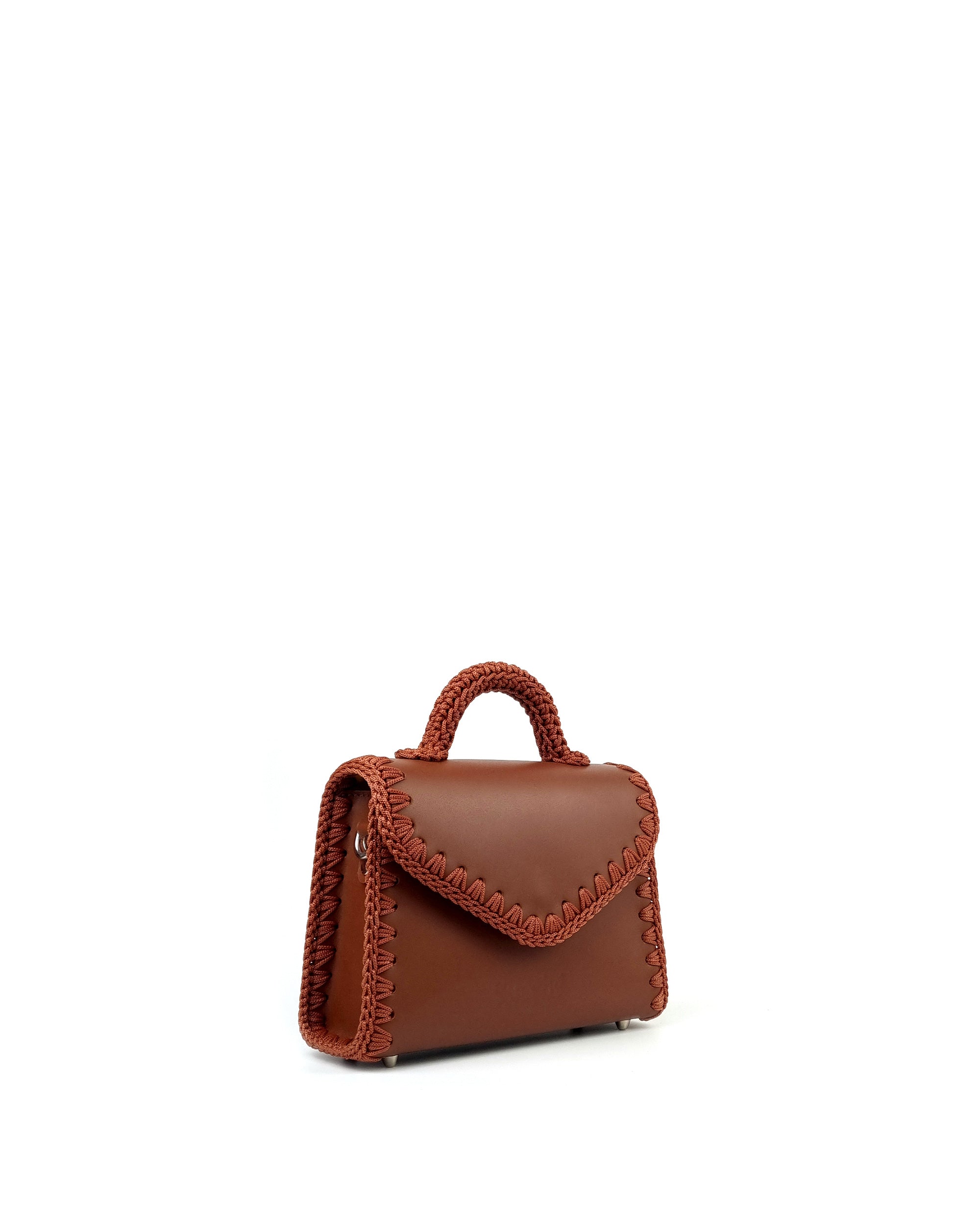 Bolso Satchel Sofia S Marron