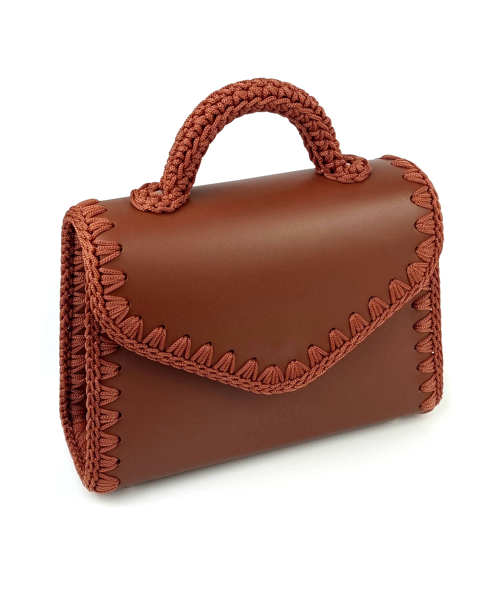 Bolso Satchel Sofia S Marron