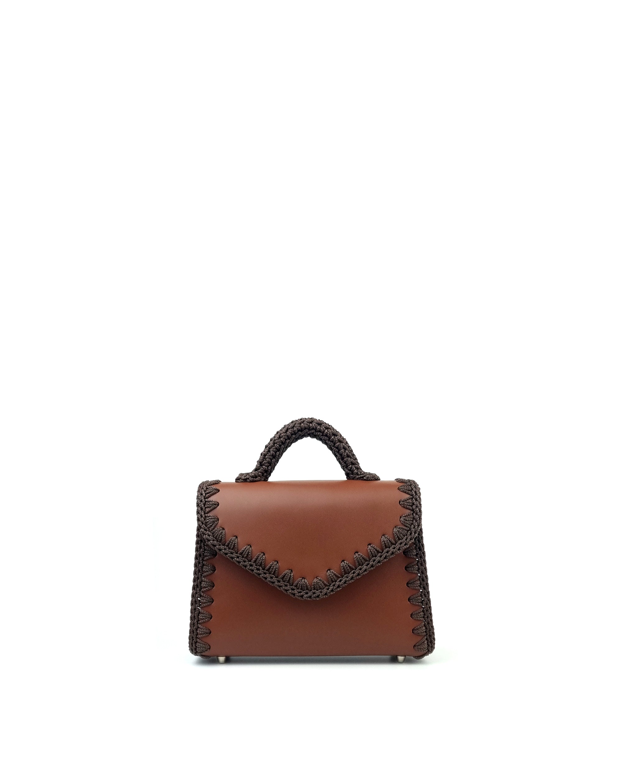 Bolso Satchel Sofia S Marron