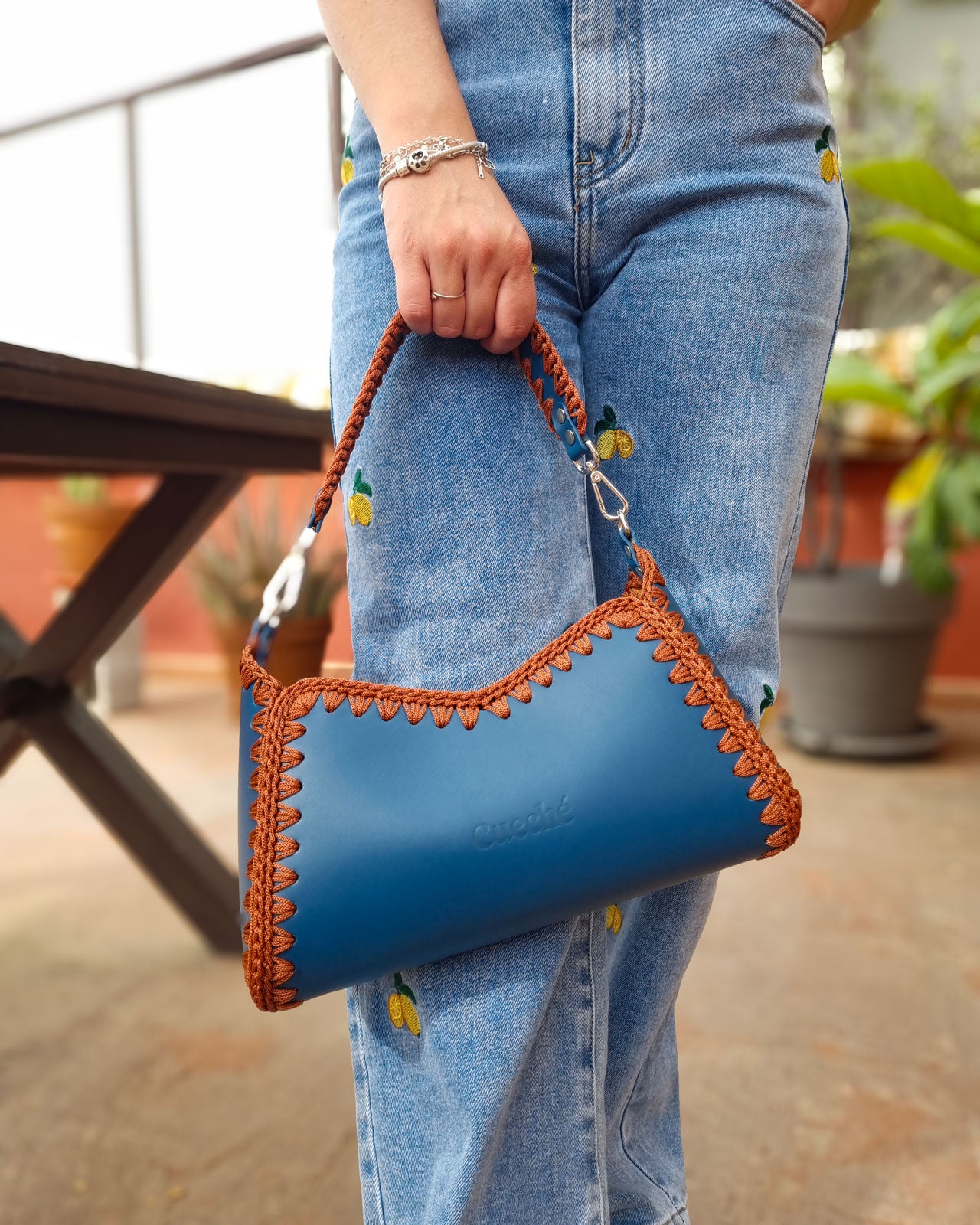 Bolso Hobo Nina M Azul
