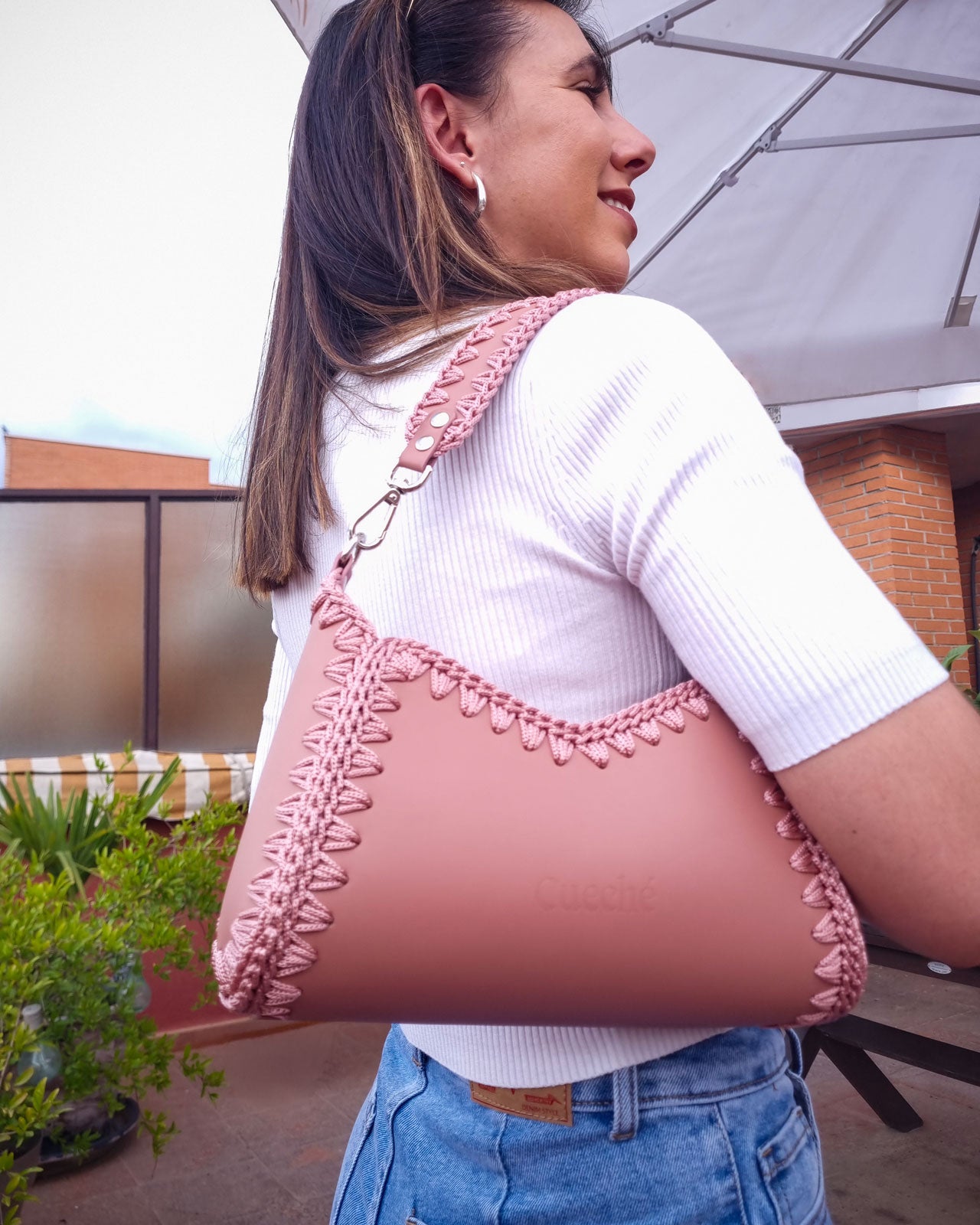 Hobo Bag Nina S Nude Pink