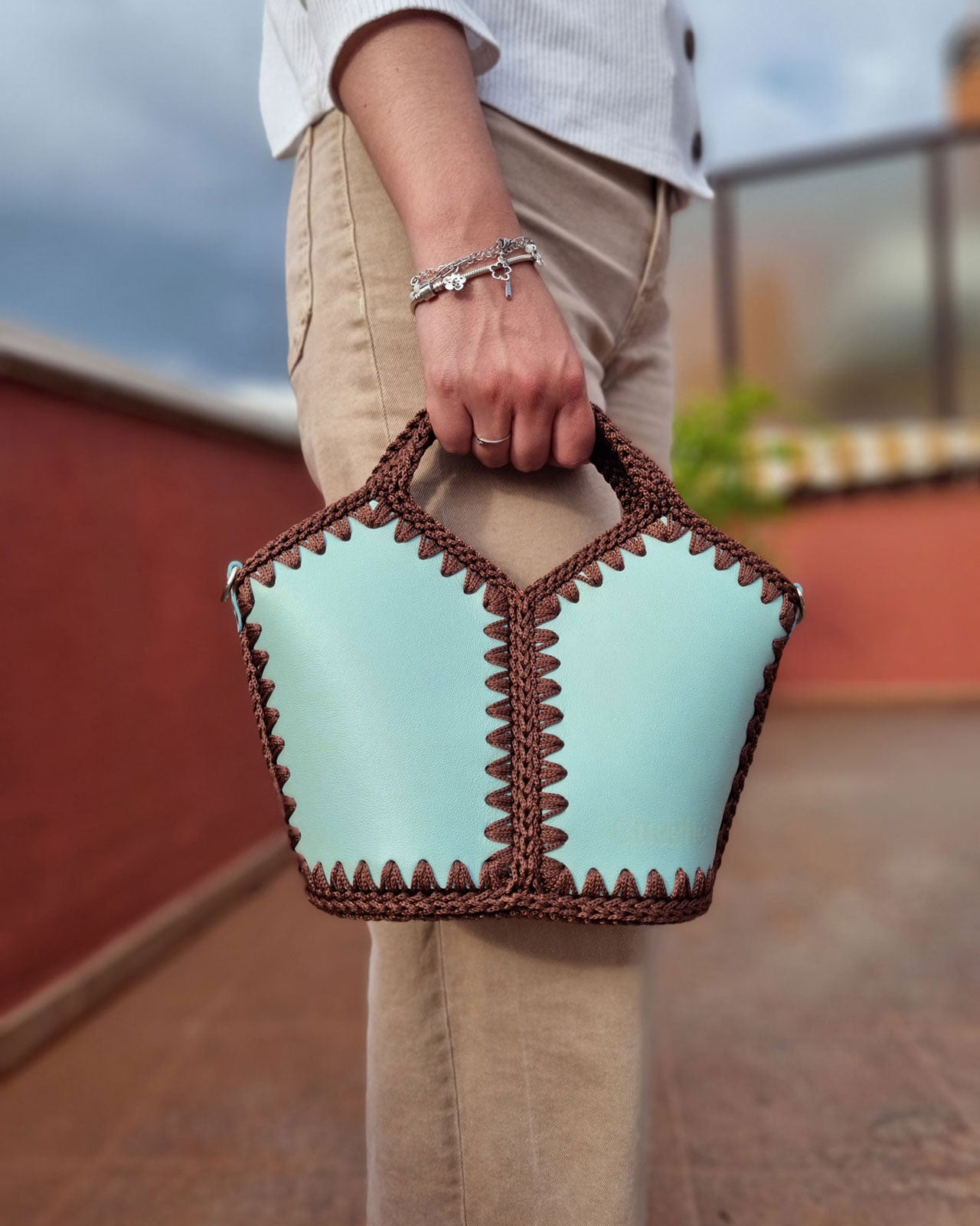 Bolso Capazo Natalia S Aqua
