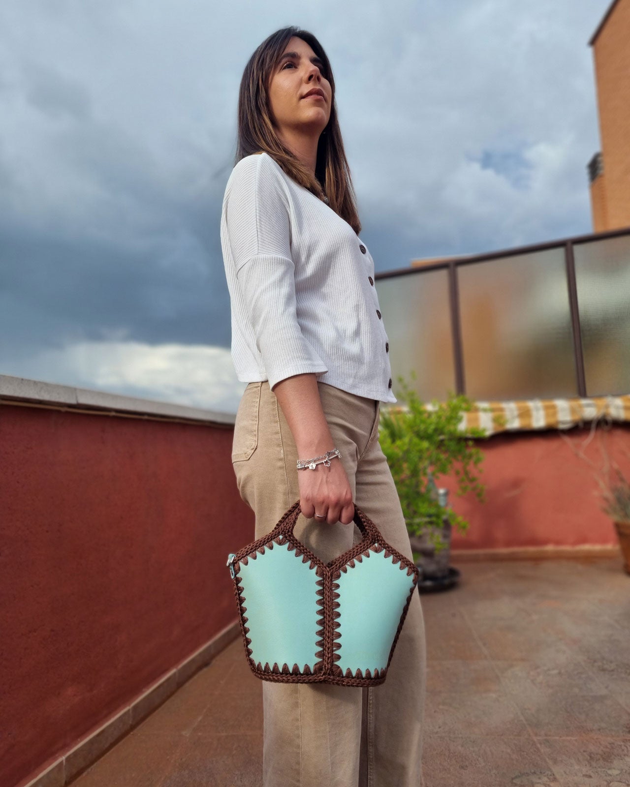Bolso Capazo Natalia S Aqua