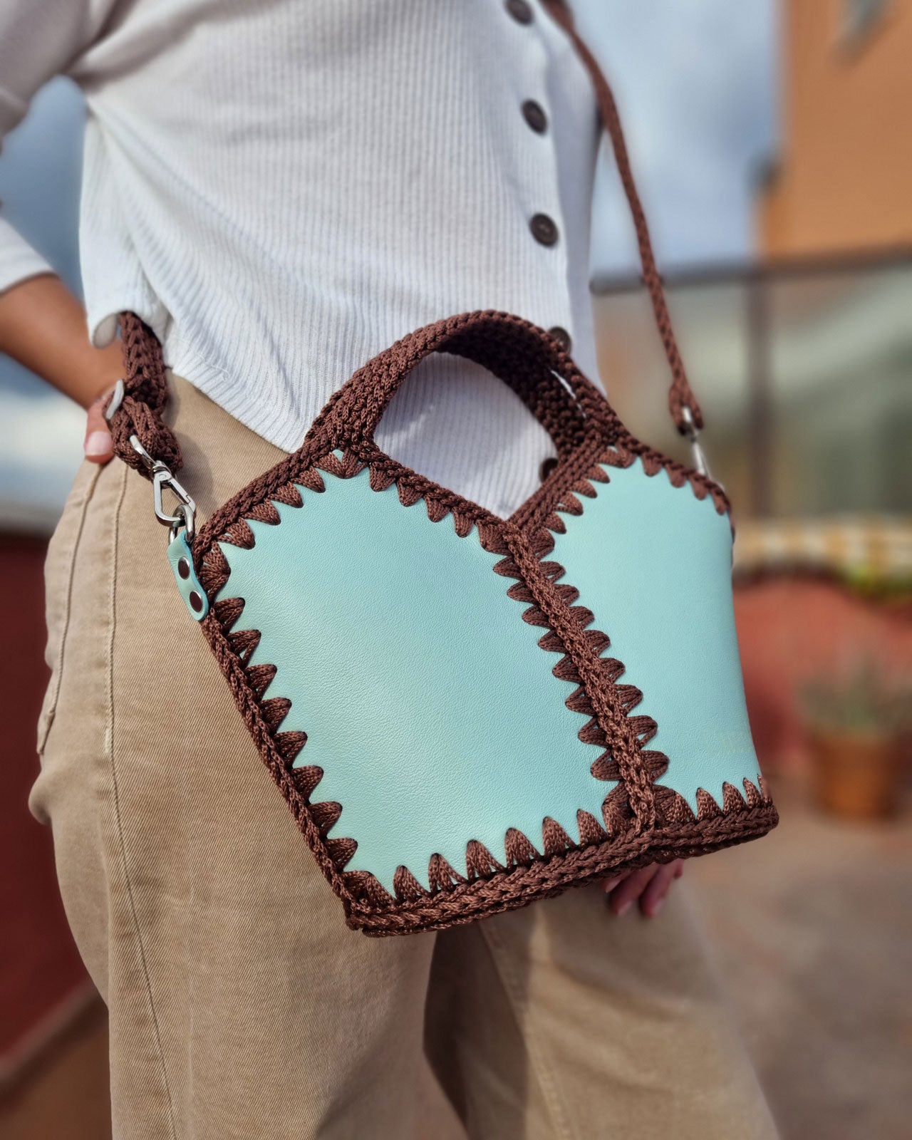 Bolso Capazo Natalia S Aqua
