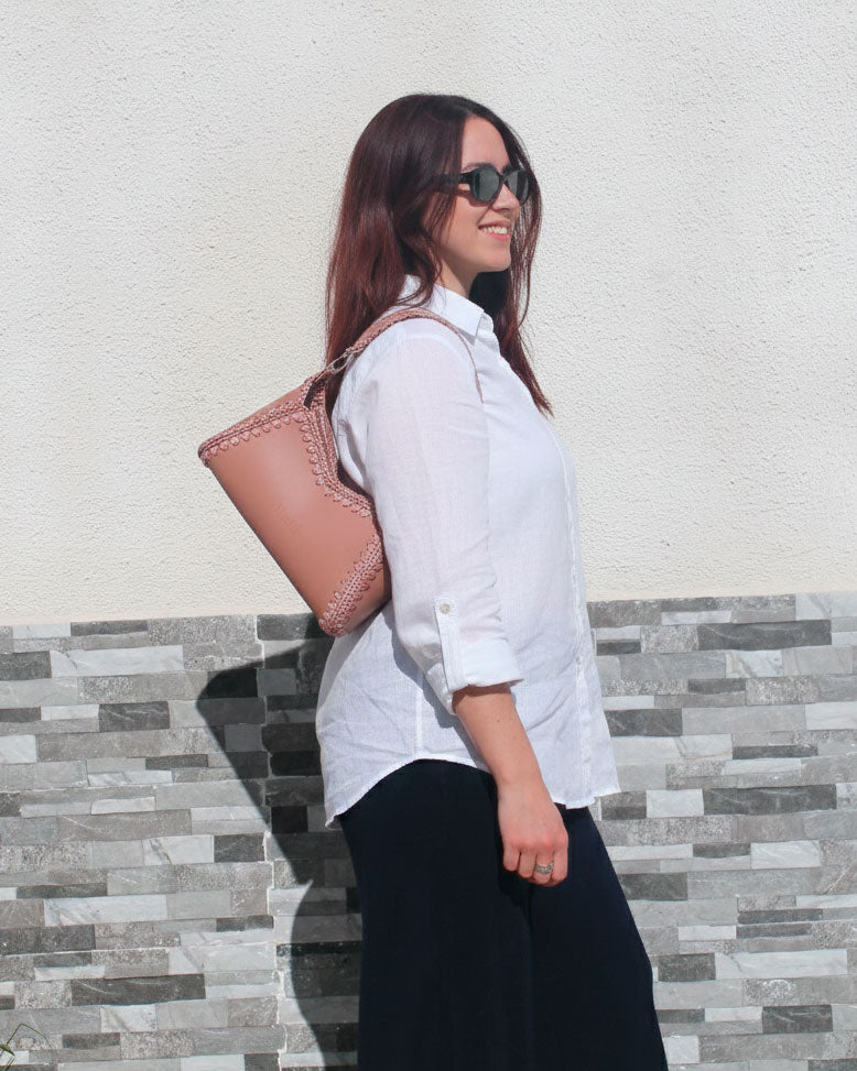 Hobo Bag Nina M Nude Pink