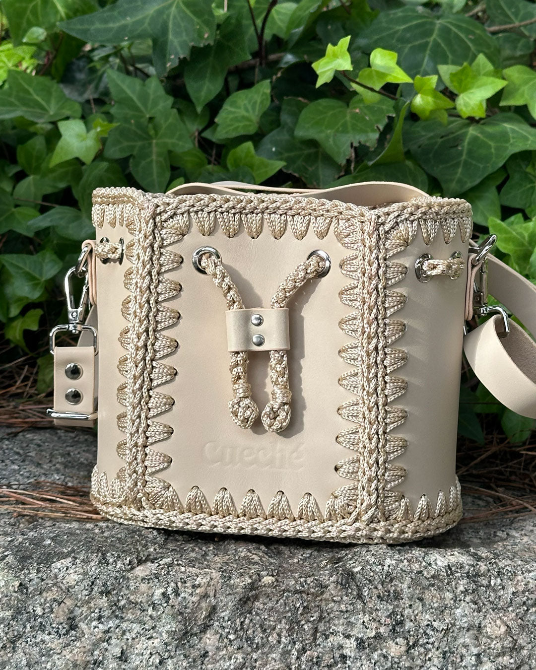 Bucket bag Olga S Beige