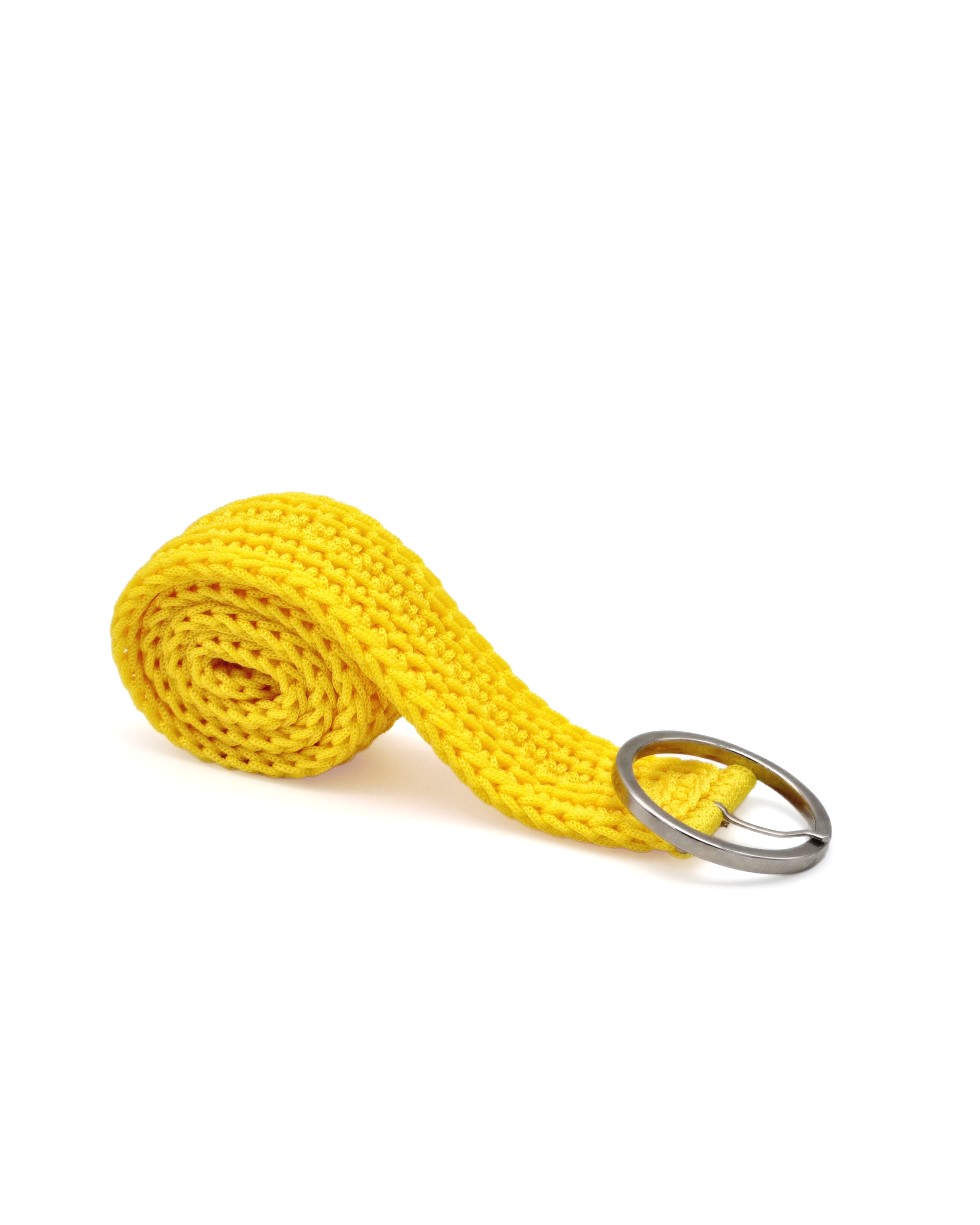 Cinturón Tejido Amarillo