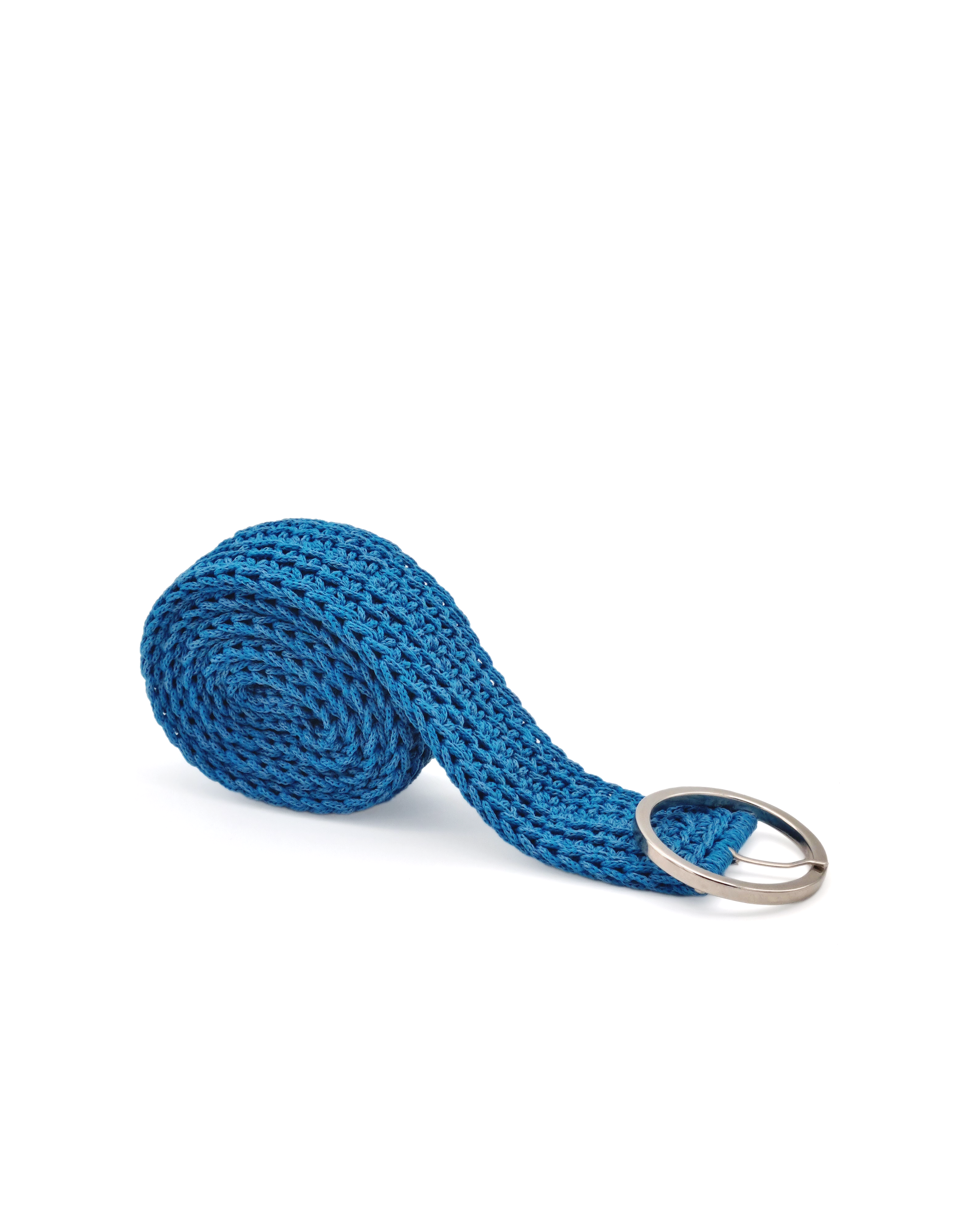 Cinturón Tejido Azul