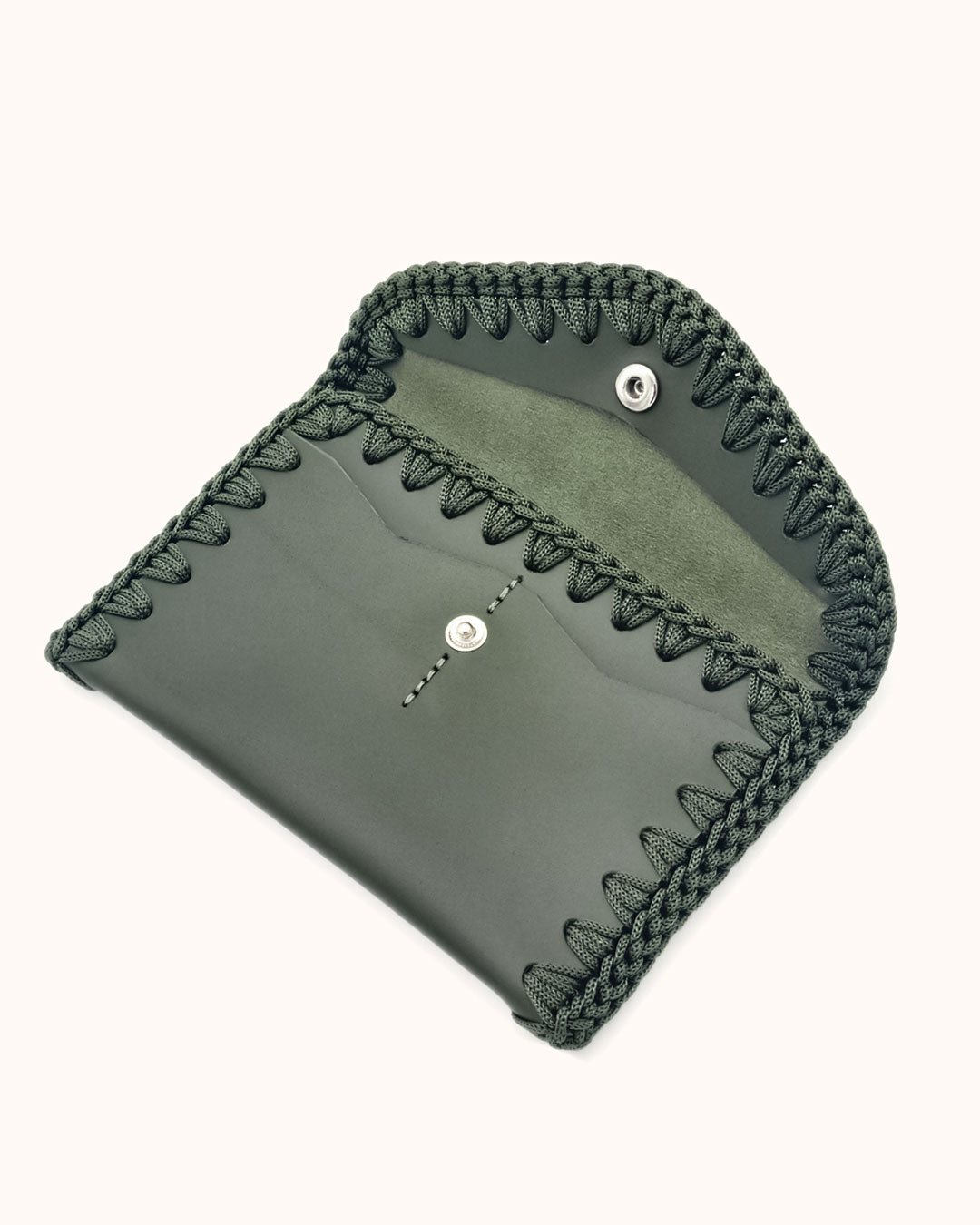 Cartera de Cuero Verde