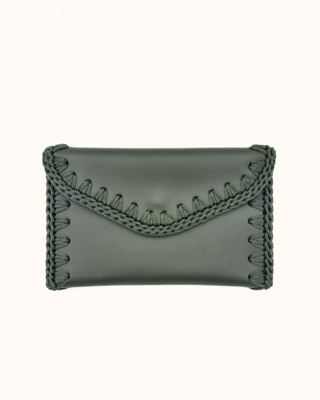 Cartera de Cuero Verde
