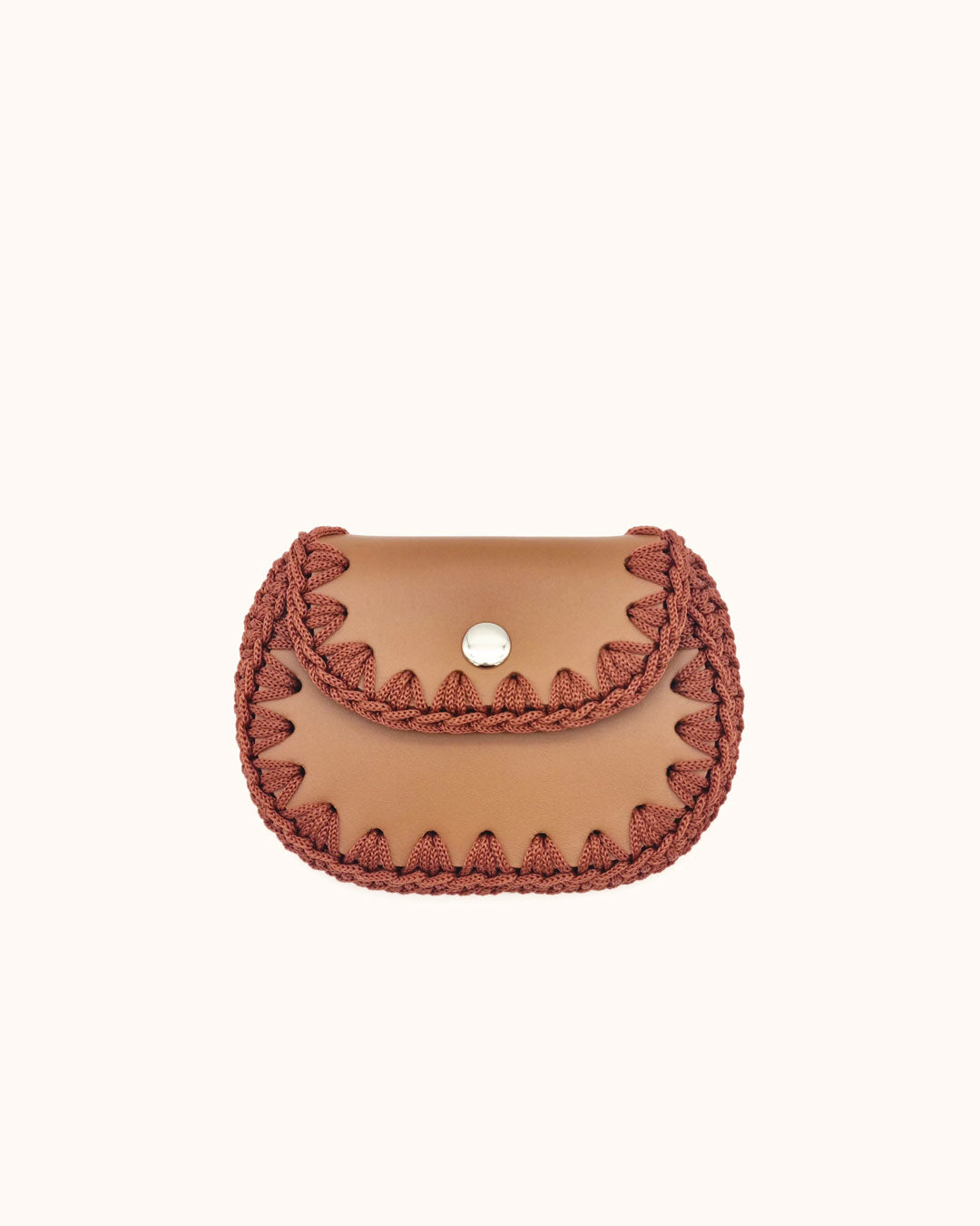 Caramel Leather Coin Purse 