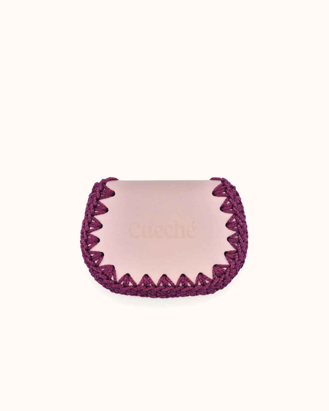 Light Pink Leather Coin Purse 