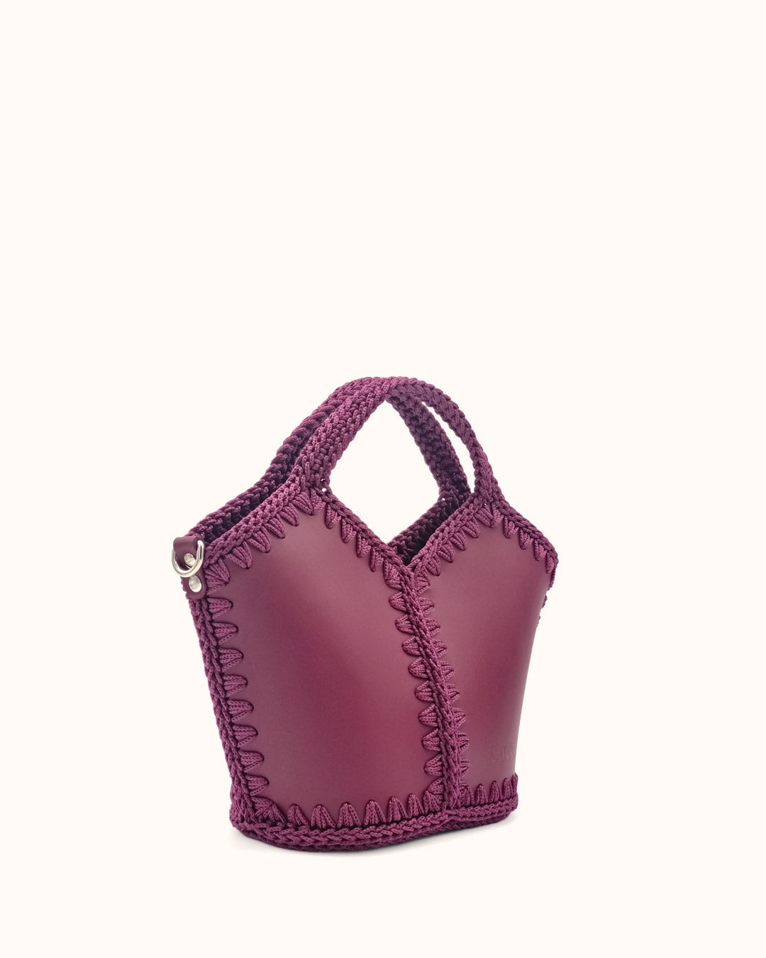 Basket Bag Natalia S Bordeaux