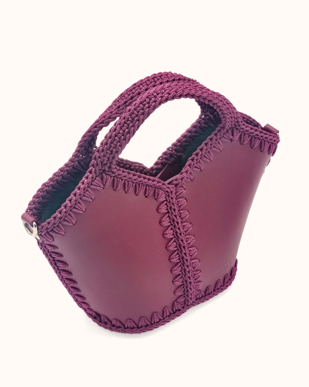 Basket Bag Natalia S Bordeaux