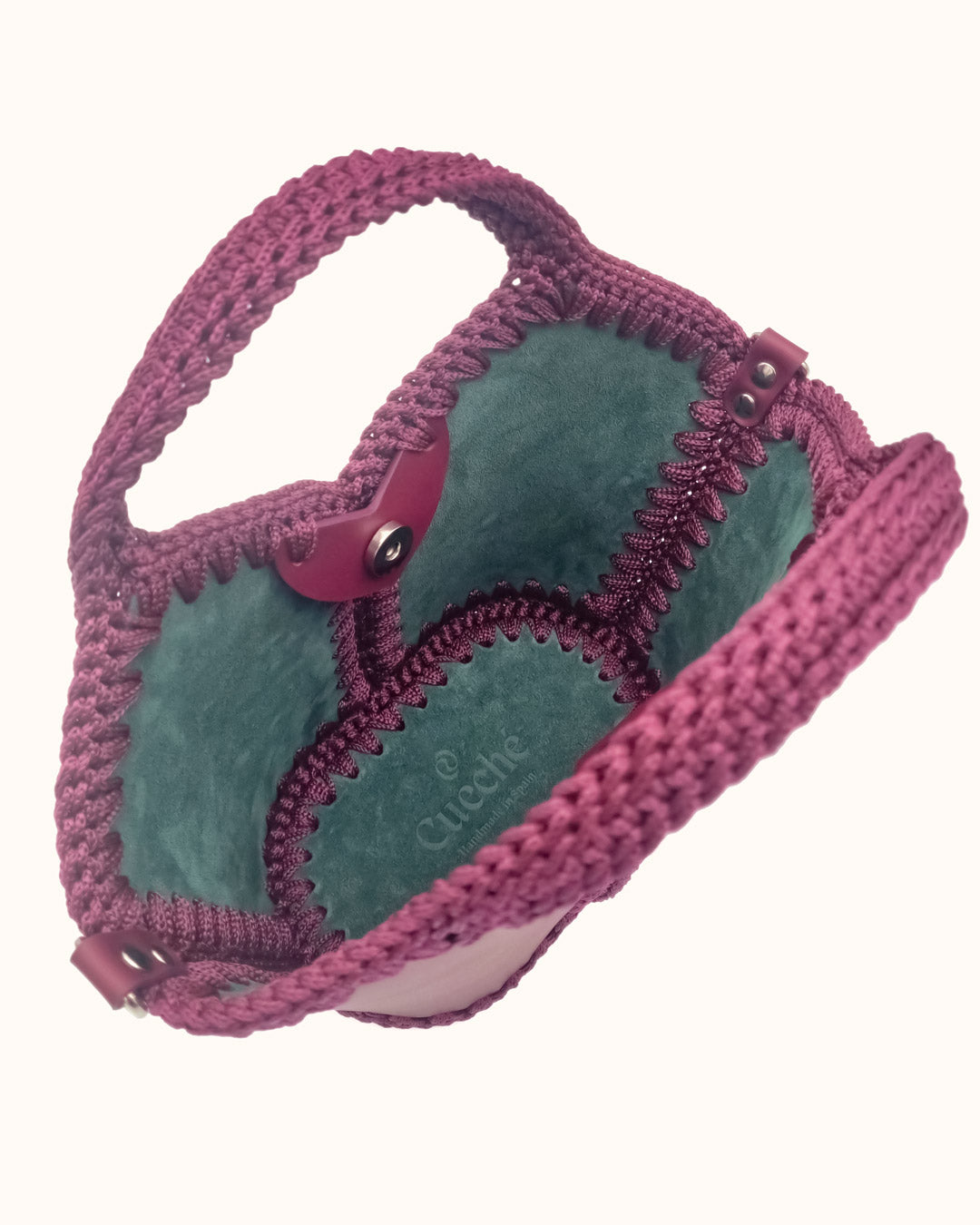 Basket Bag Natalia S Bordeaux