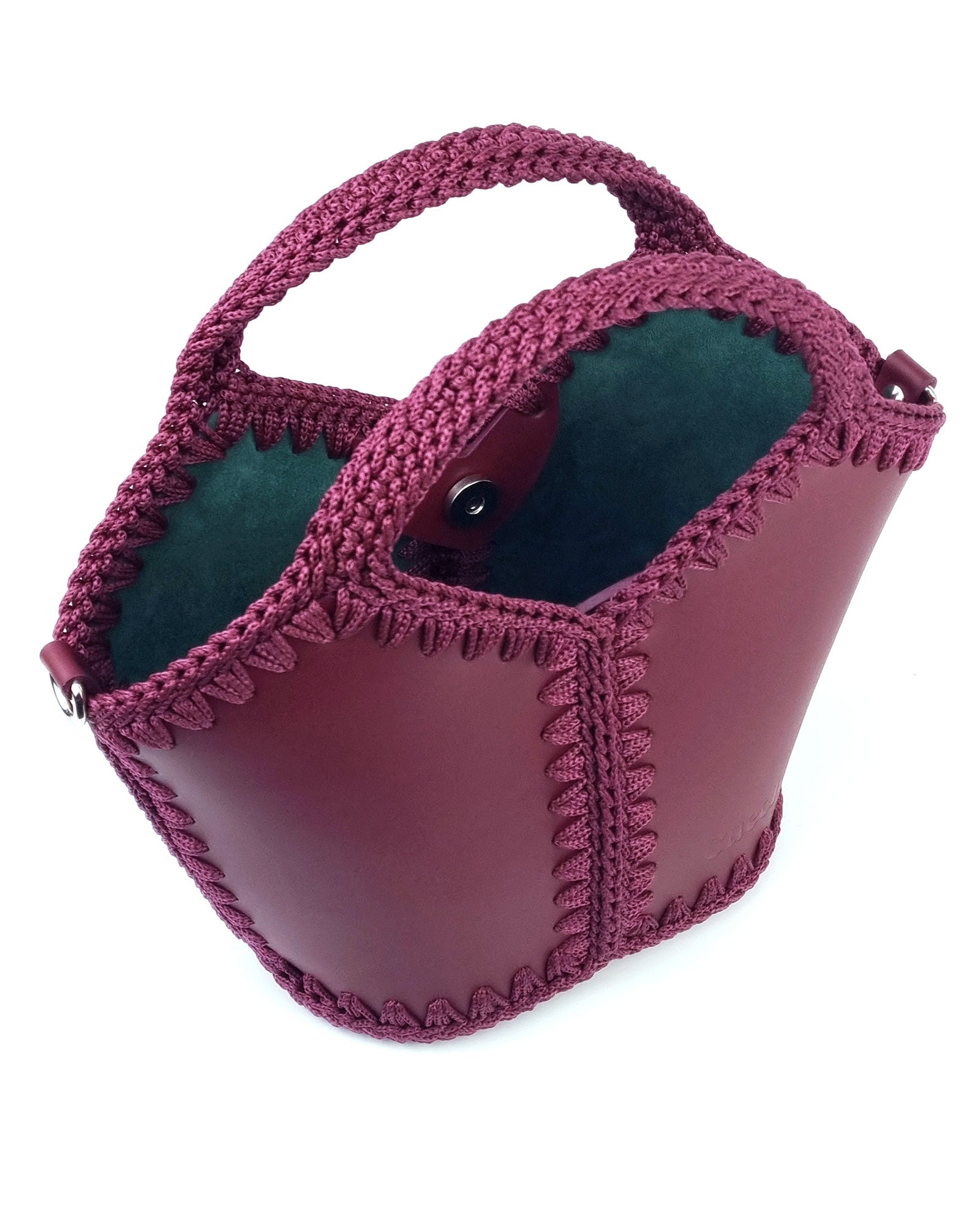 Basket Bag Natalia S Bordeaux