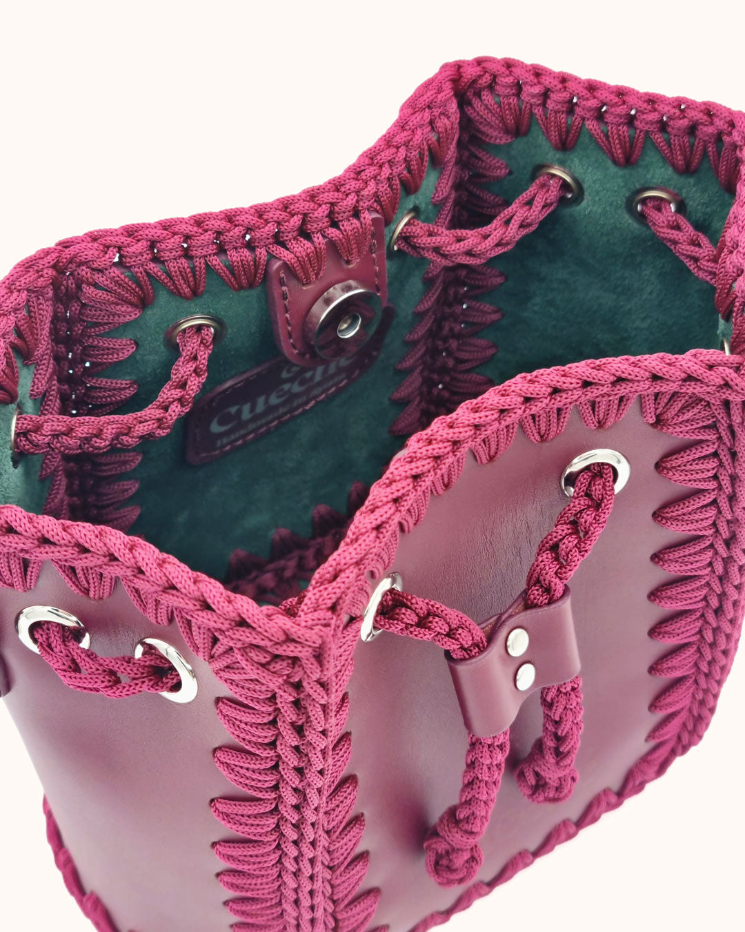 Bolso Bombonera Olga S Burdeos