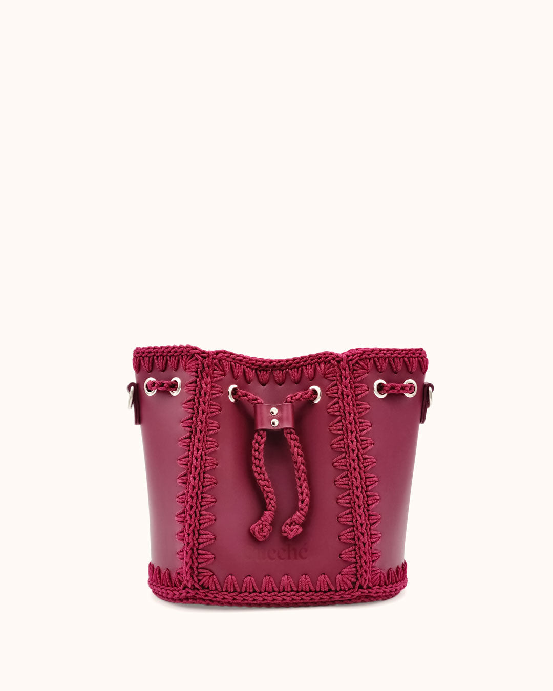 Bolso Bombonera Olga M Burdeos